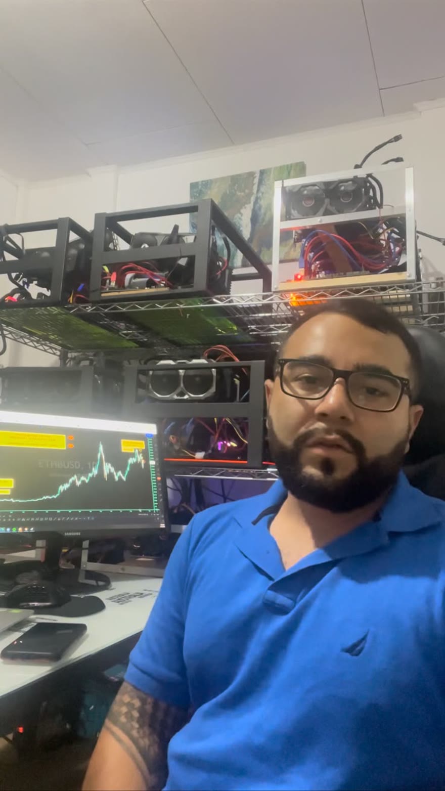 First mining rigs